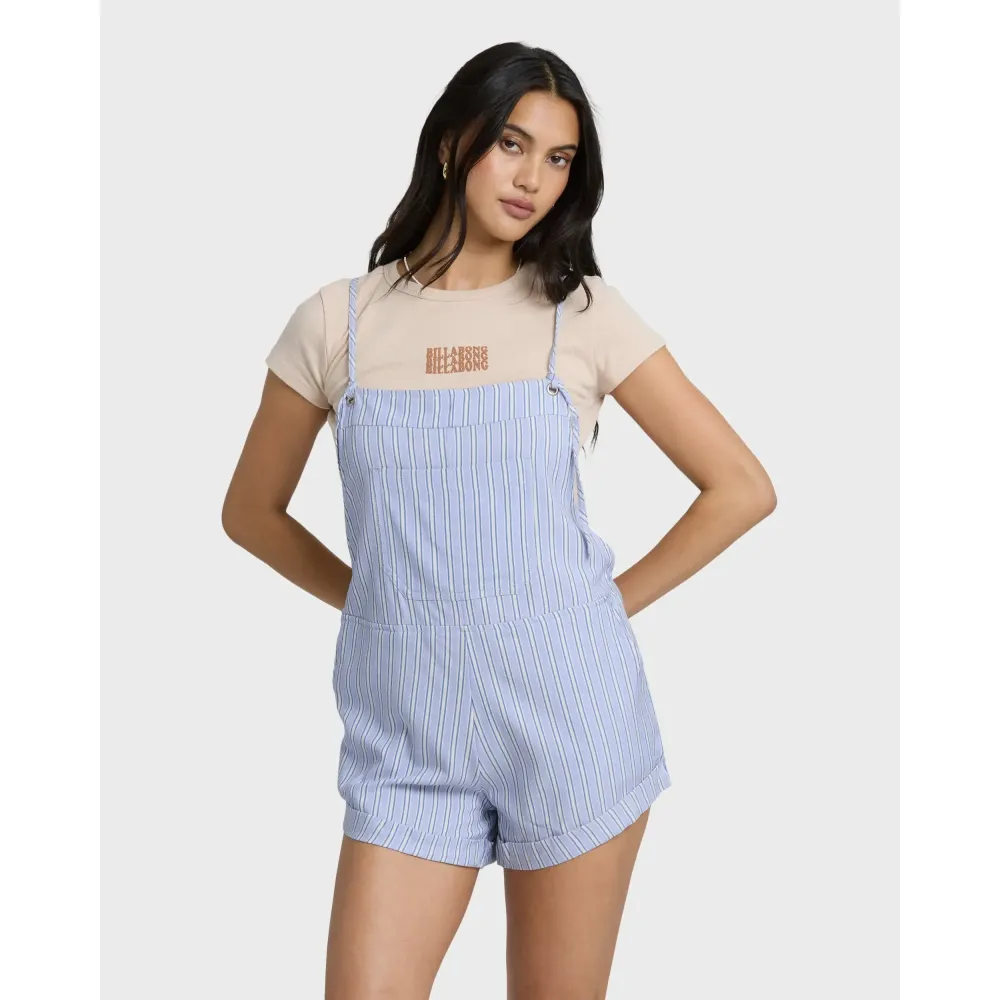 Women's Wild Pursuit Yarn-Dyed Overalls, Square Neck, Adjustable Tie Straps, Regular Fit