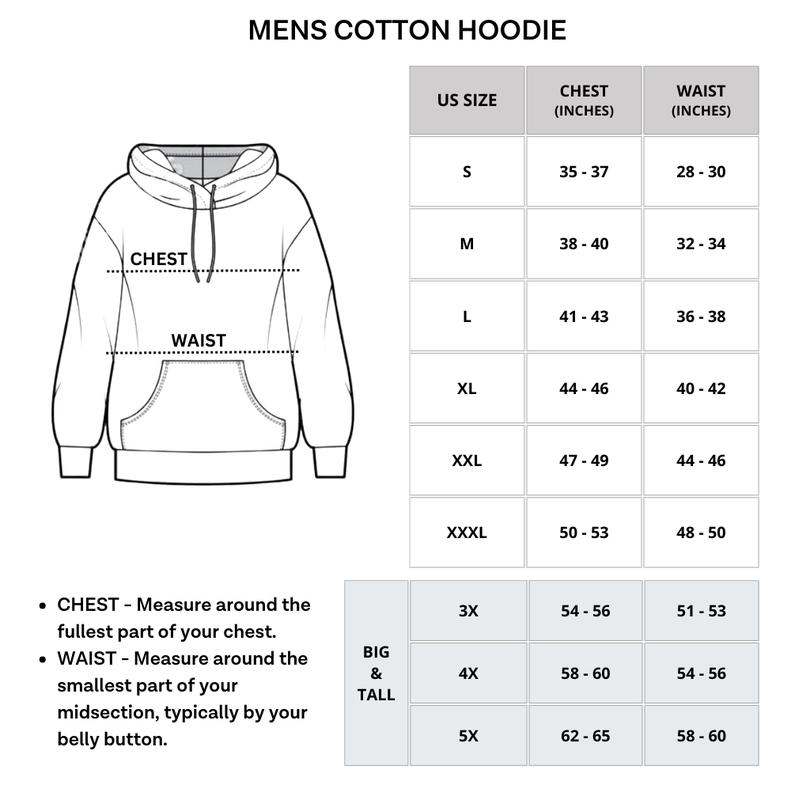 6 Pack: Men's Cotton Lightweight Casual Pullover Drawstring Hoodie With Pocket (Available In Big & Tall)