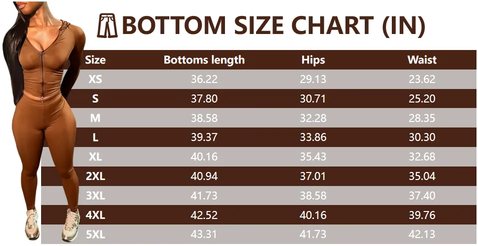 Women's Solid Color Zip Up Crop Top & High Waist Leggings Sets