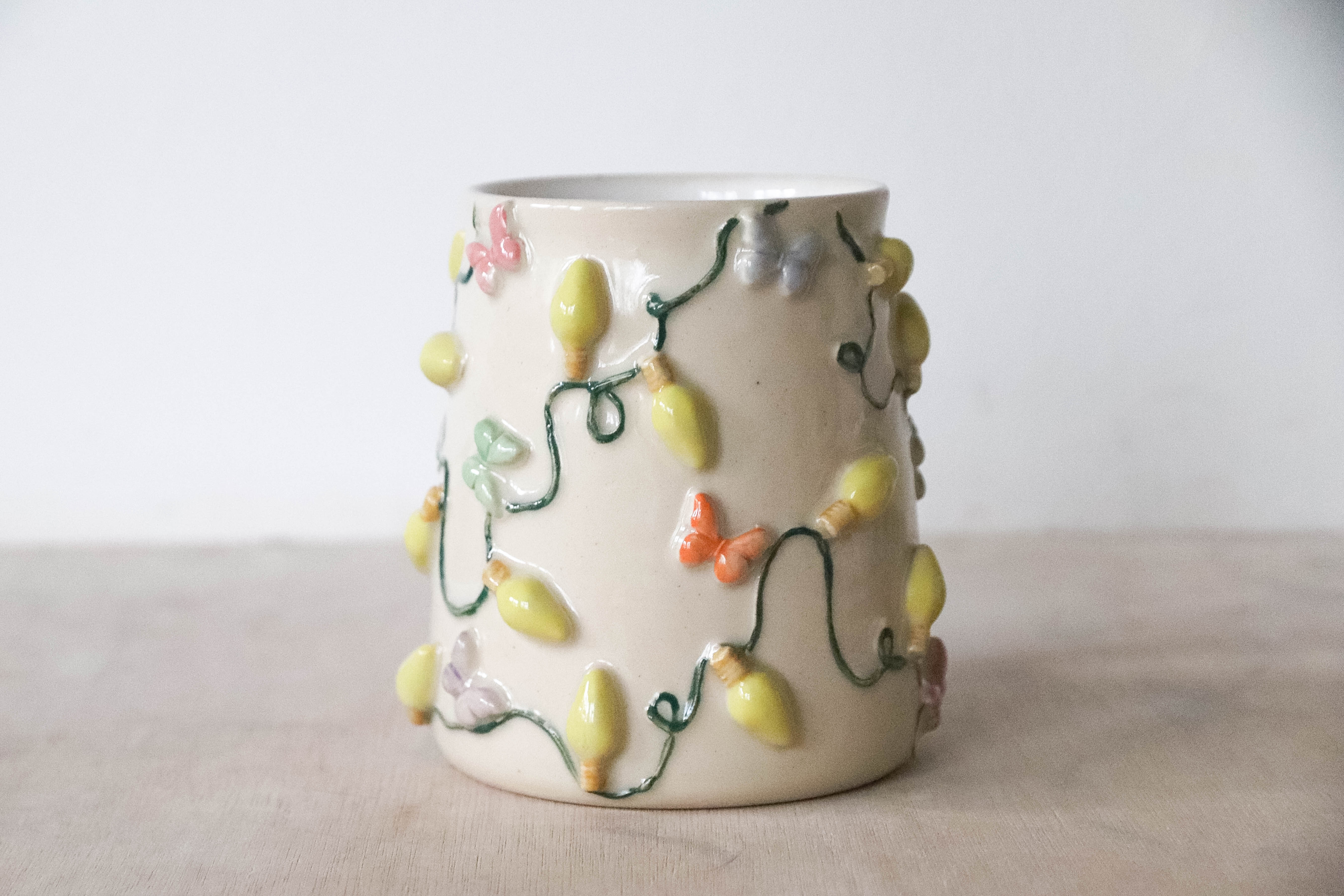 Butterfly Fairy Lights Stoneware Mug