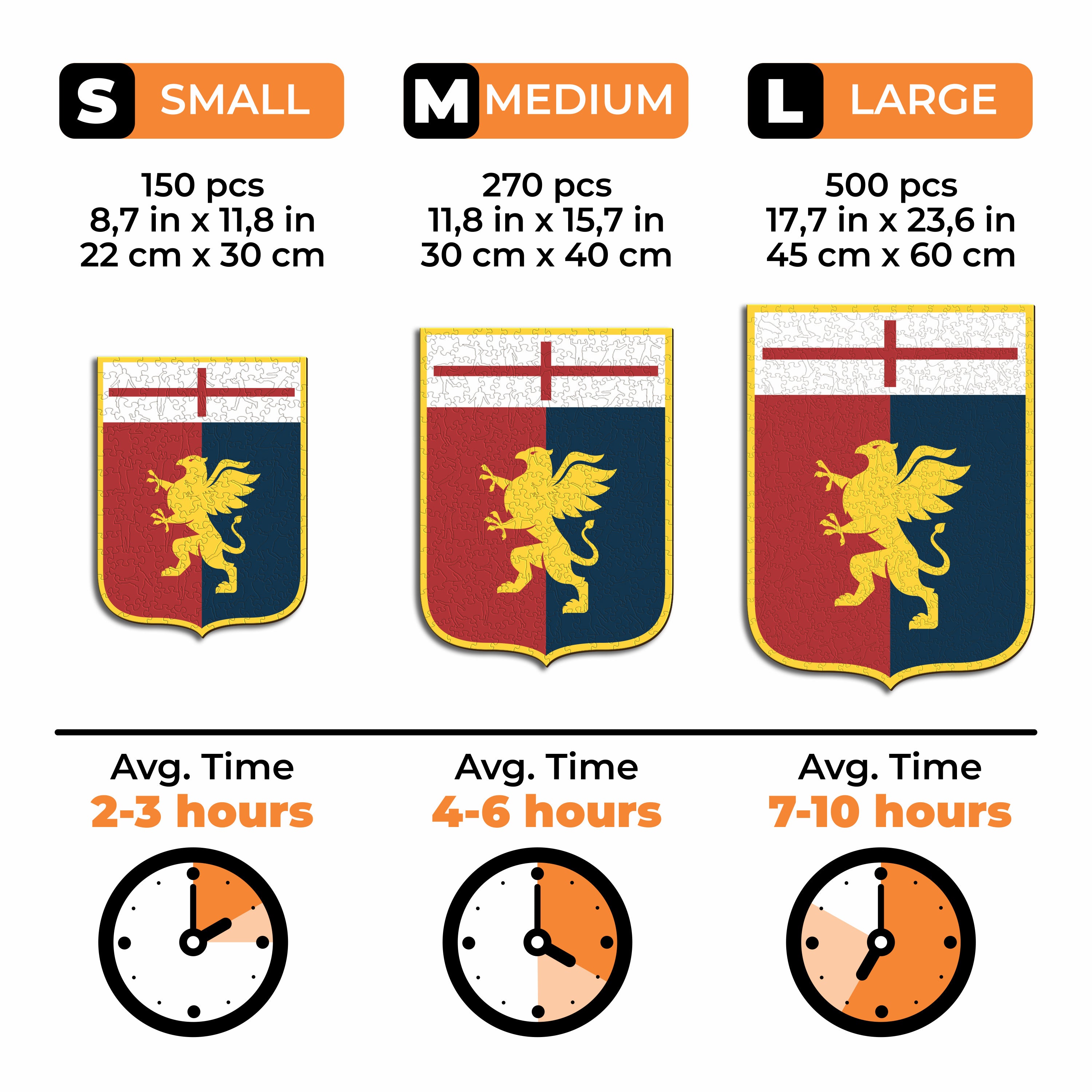 Genoa® CFC Logo - Wooden Puzzle