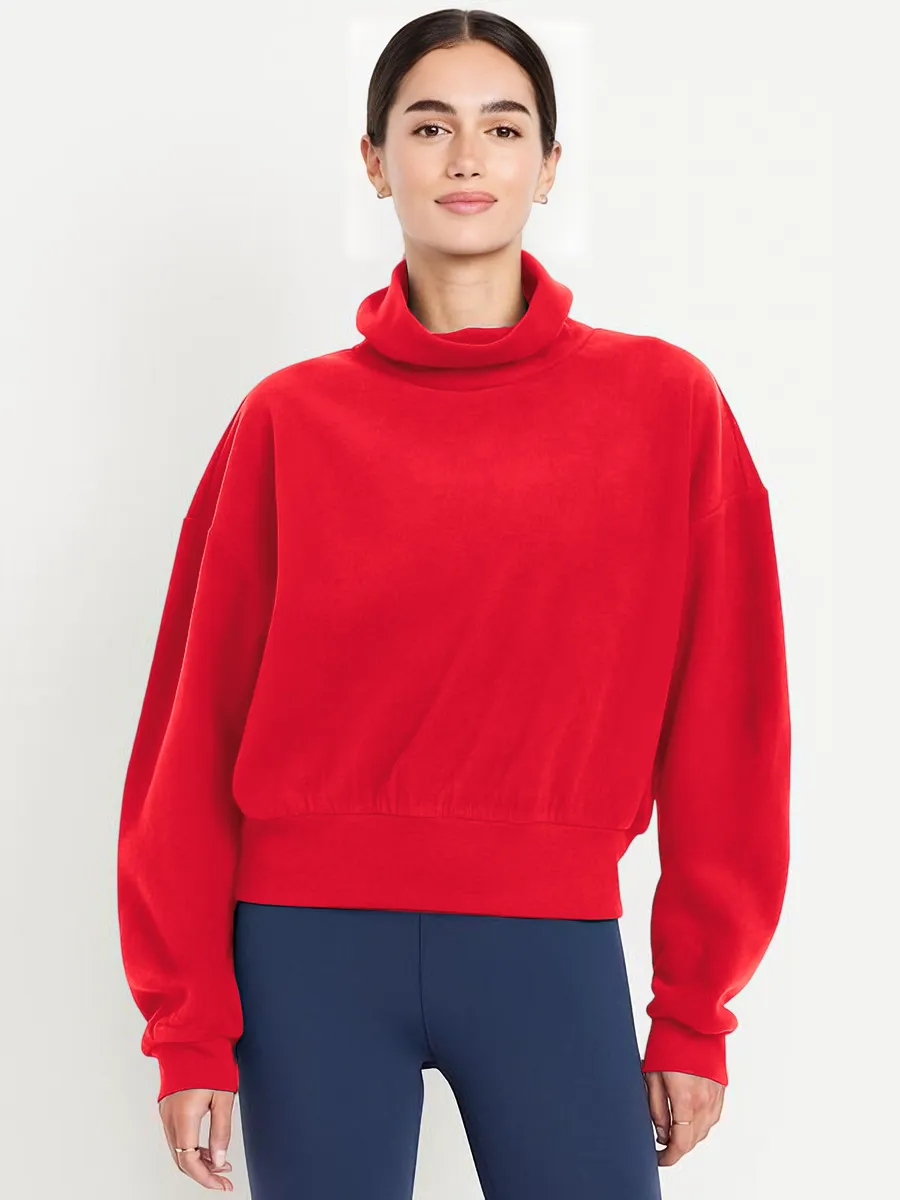 Women's Oversized Performance Microfleece Sweatshirt