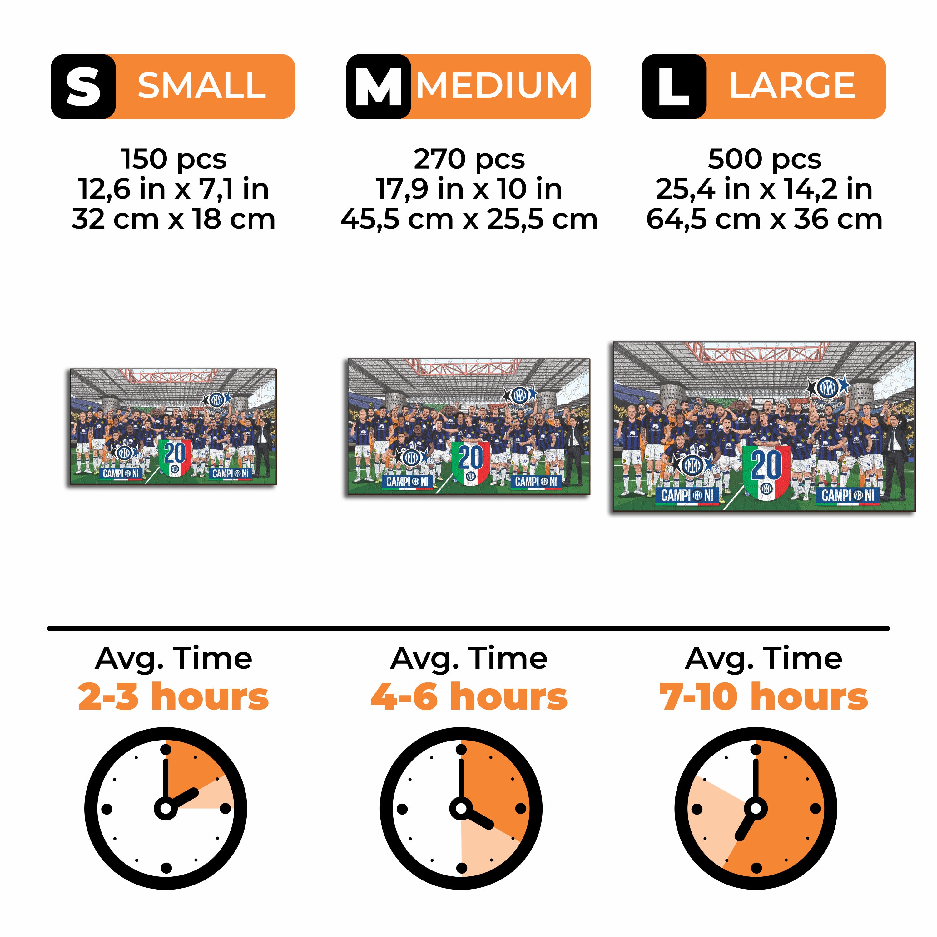 FC Inter® 20th Scudetto - Wooden Puzzle