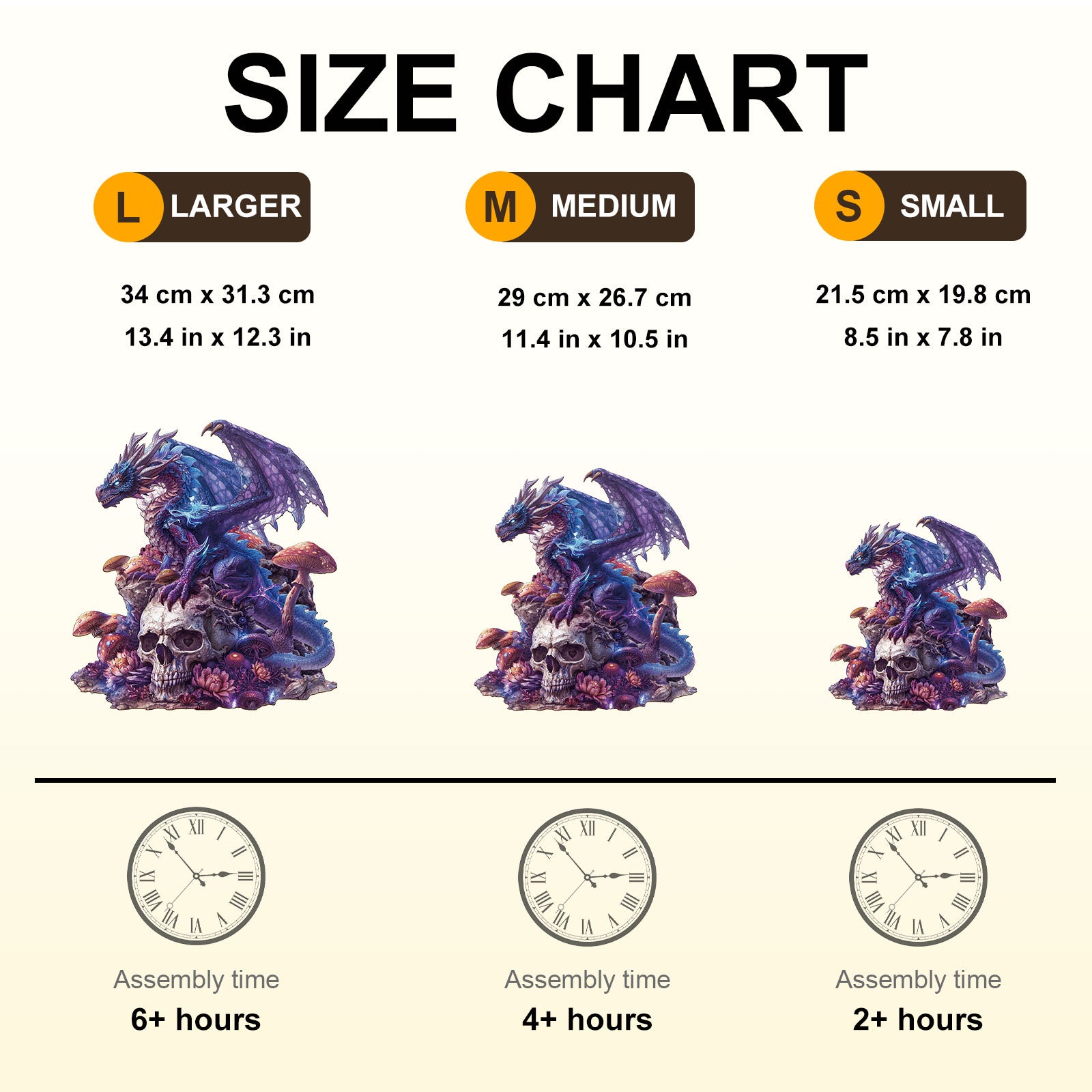 Bone Dragon Wooden Jigsaw Puzzle