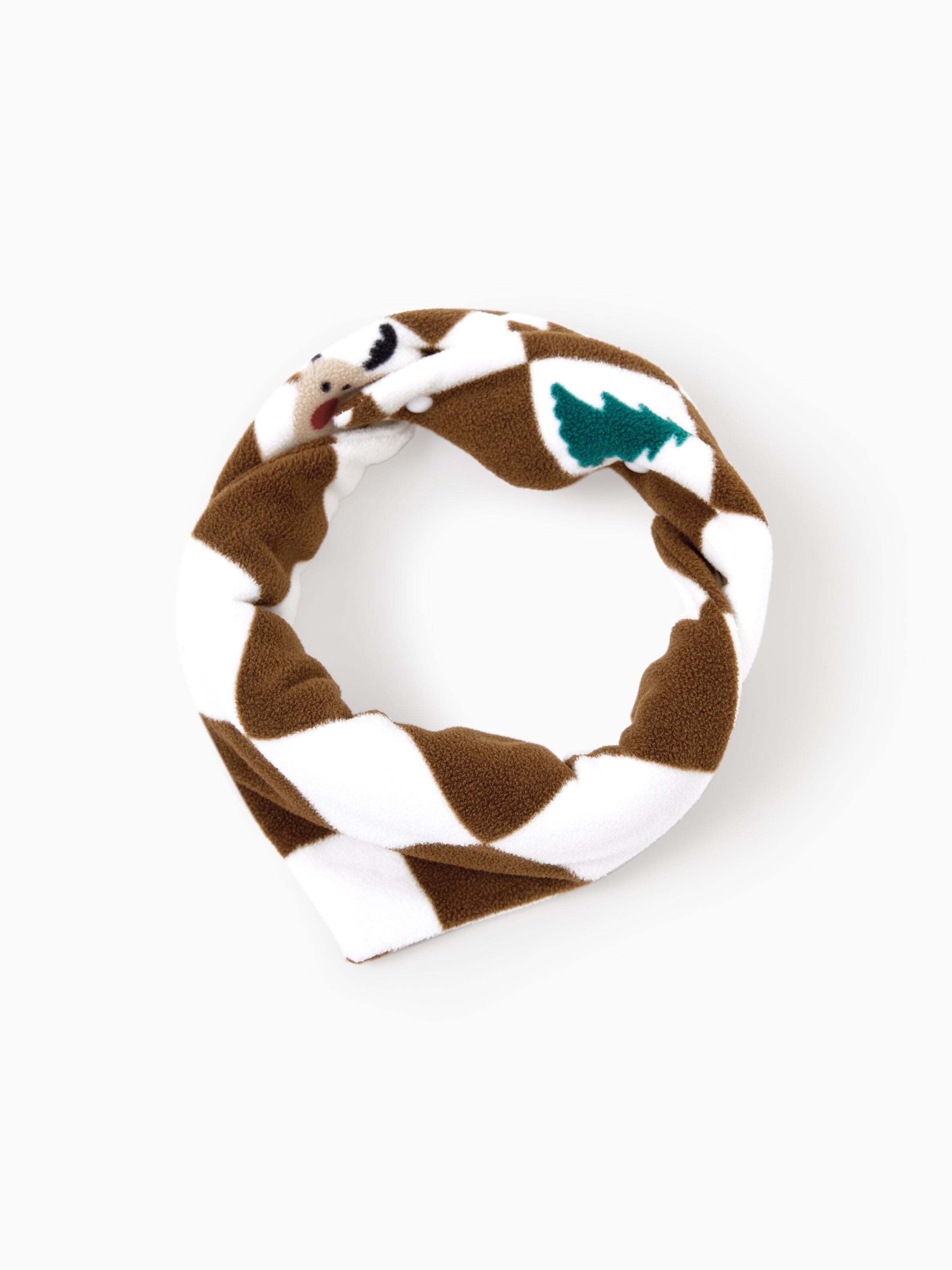 Christmas Onesies Matching Family Fleece Hoodie Pajamas Set Gingerbread Christmas-theme Plaid Print PJS with Christmas Socks Color block