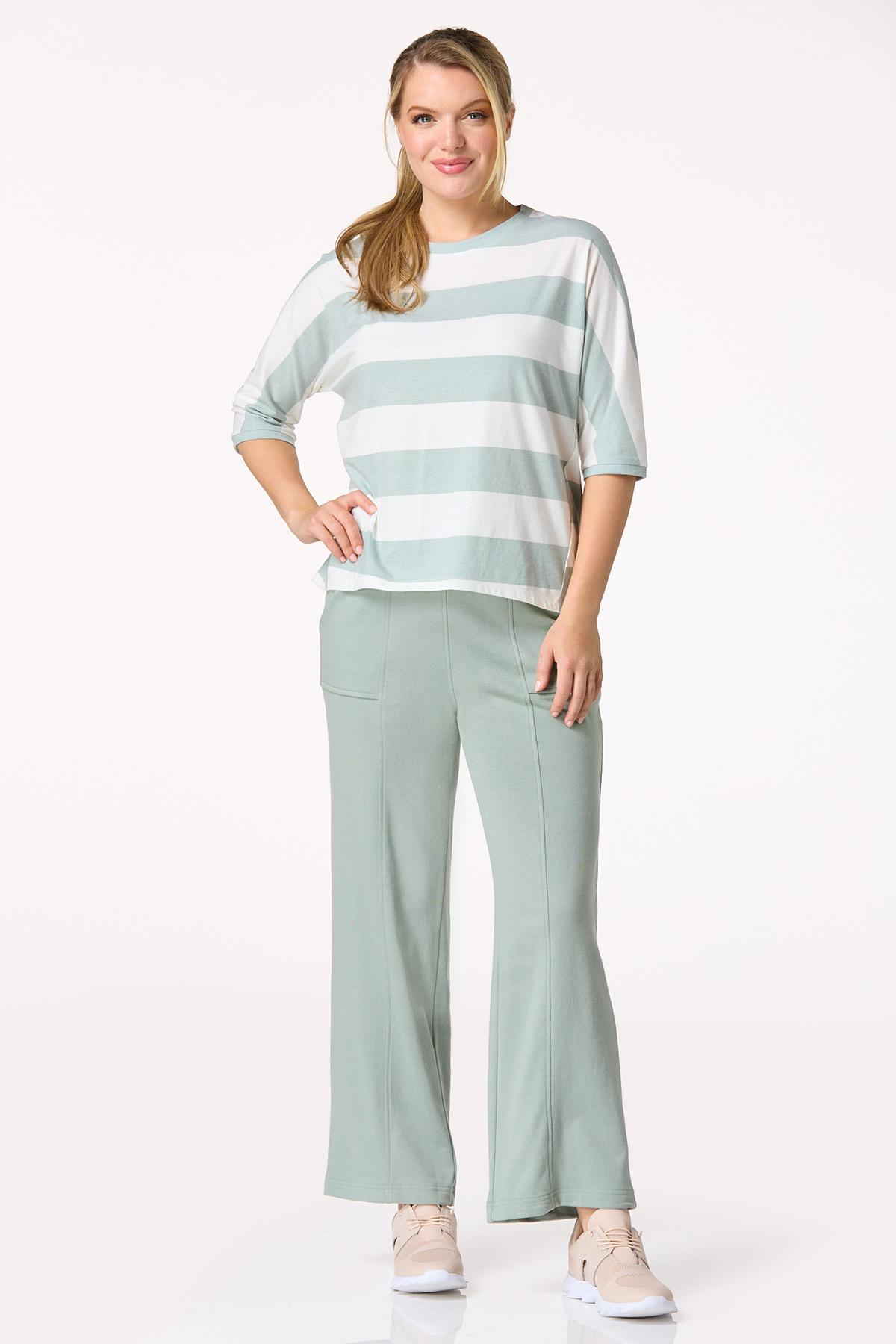 Stripe Crew Neck Tee