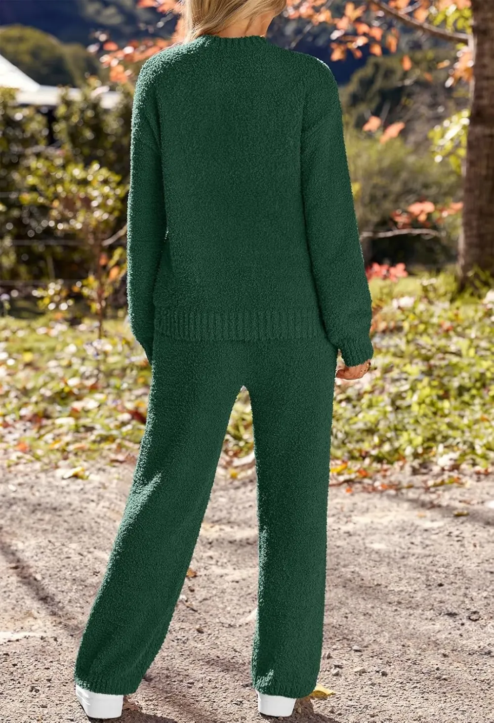 Womens Pajama Sets 2025 Fall Lounge Sweater Set