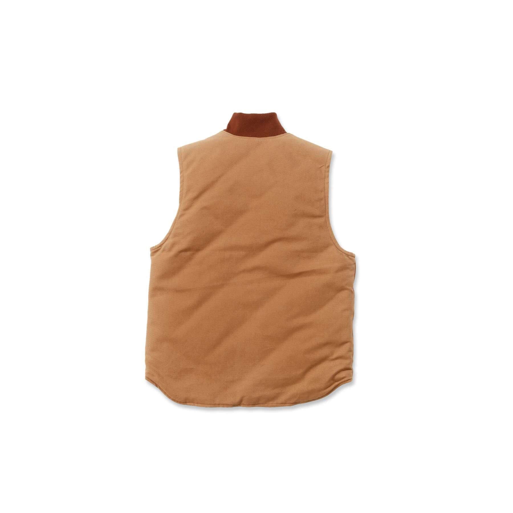 CHT Relaxed Fit Firm Duck Insulated Rib Collar Gilet Vest V01