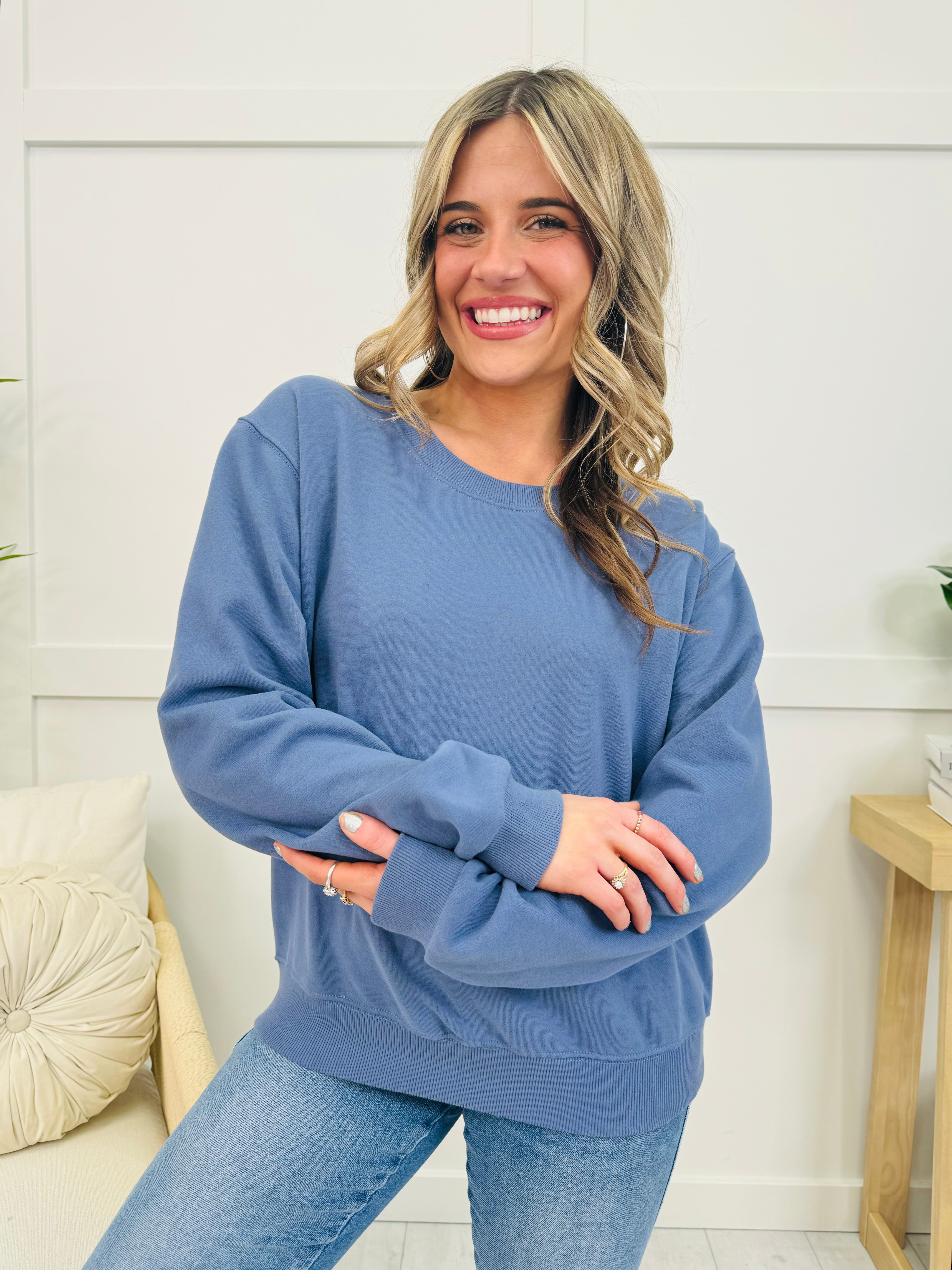 REG/CURVY MOCO Exclusive Basic Babe Pullover- Multiple Colors!