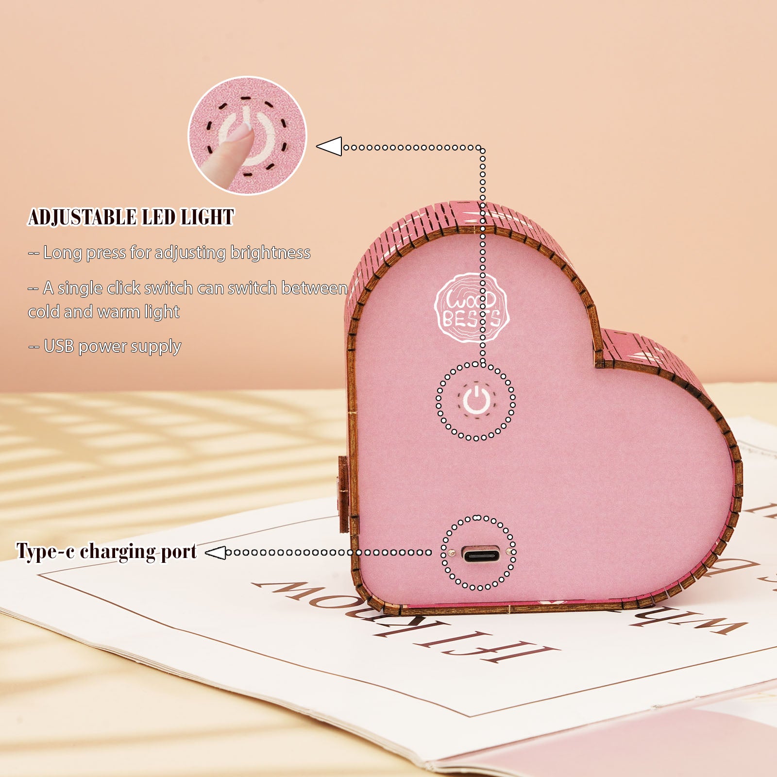 Dreamy Mine Cave Kit - 3D Wooden Puzzle Night Light