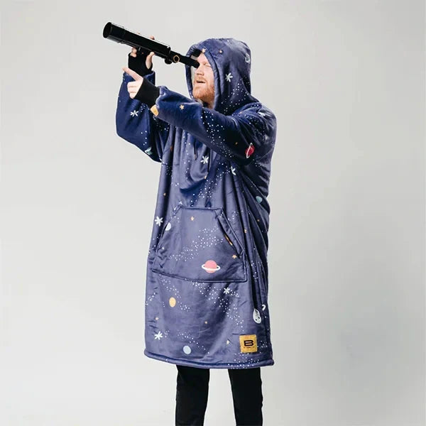Wearable blanket Oversized with sherpa lining One size fits most.