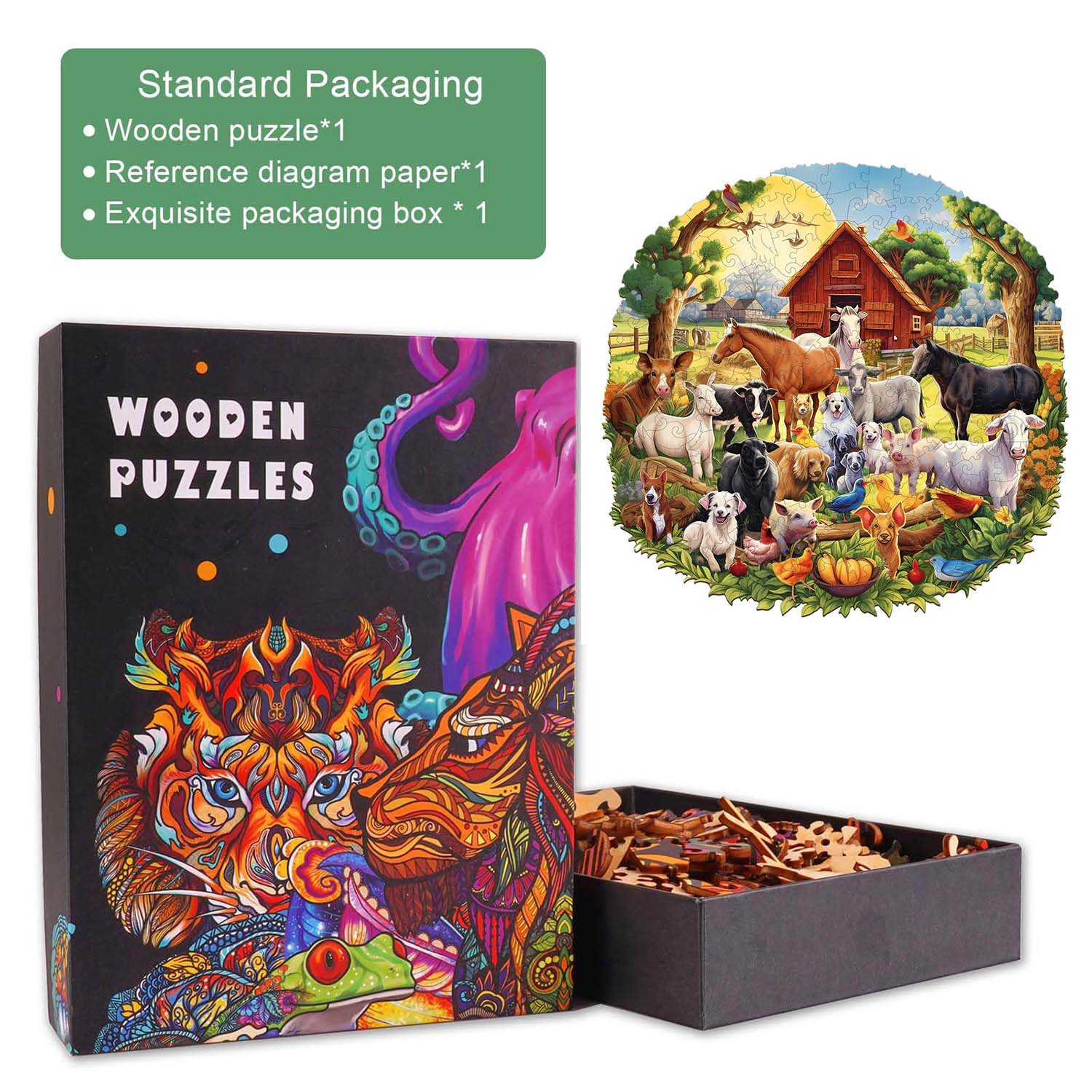 Fun Farm Wooden Jigsaw Puzzle