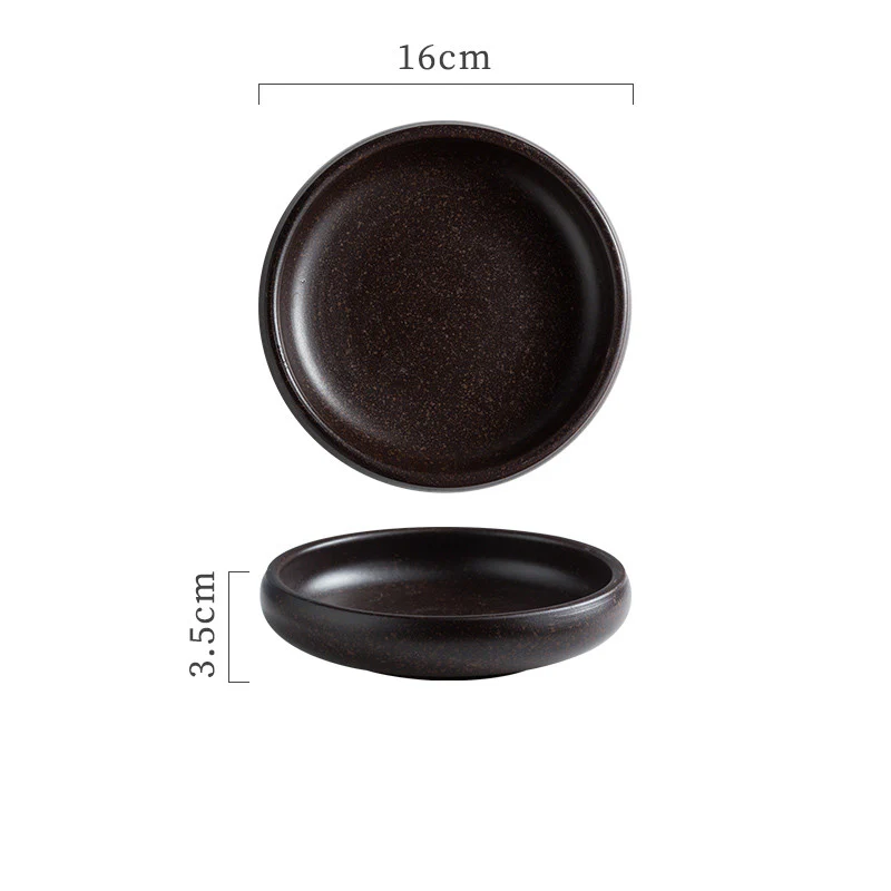 Shallow Ceramic Disc Bowls