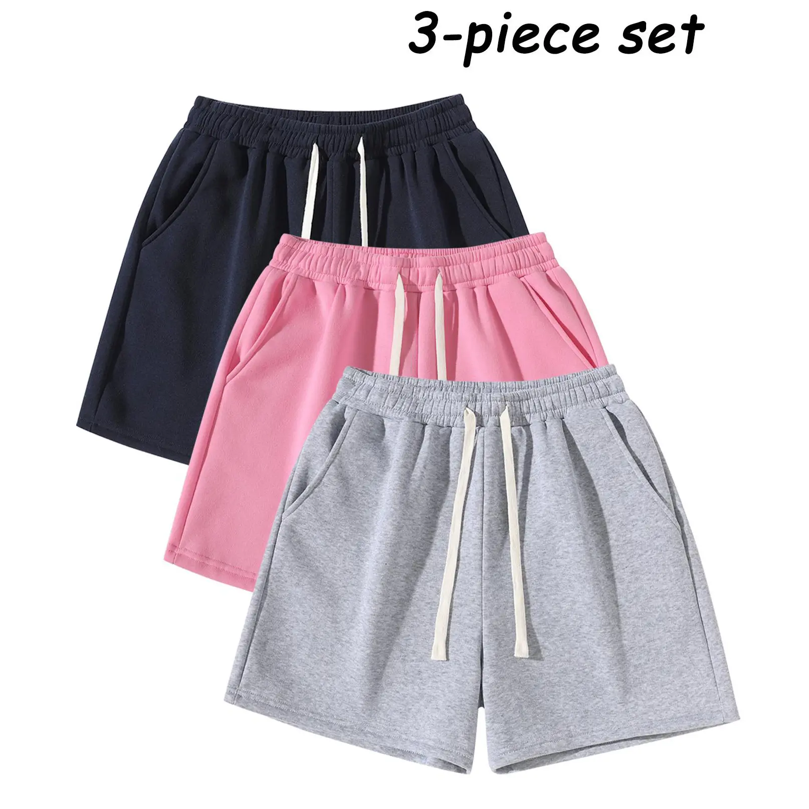 Casual Fashion Sports Commuter Versatile Loose Solid Color Shorts Fitness Summer Bottoms SpringStatements