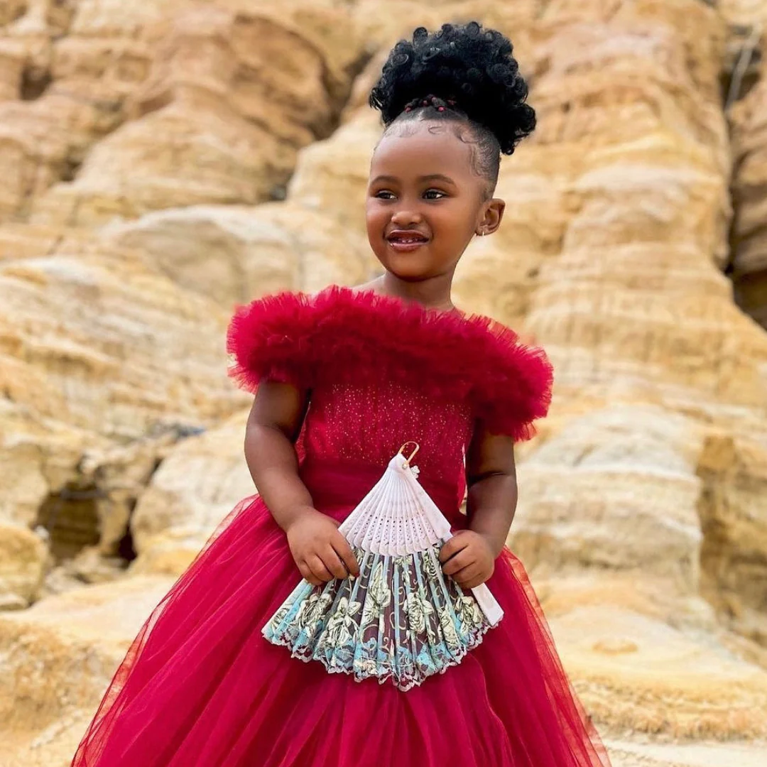 Deep-Red Cinderella Dress