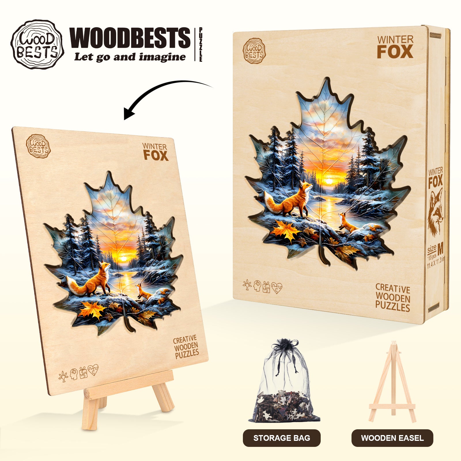 Winter fox Jigsaw Puzzle