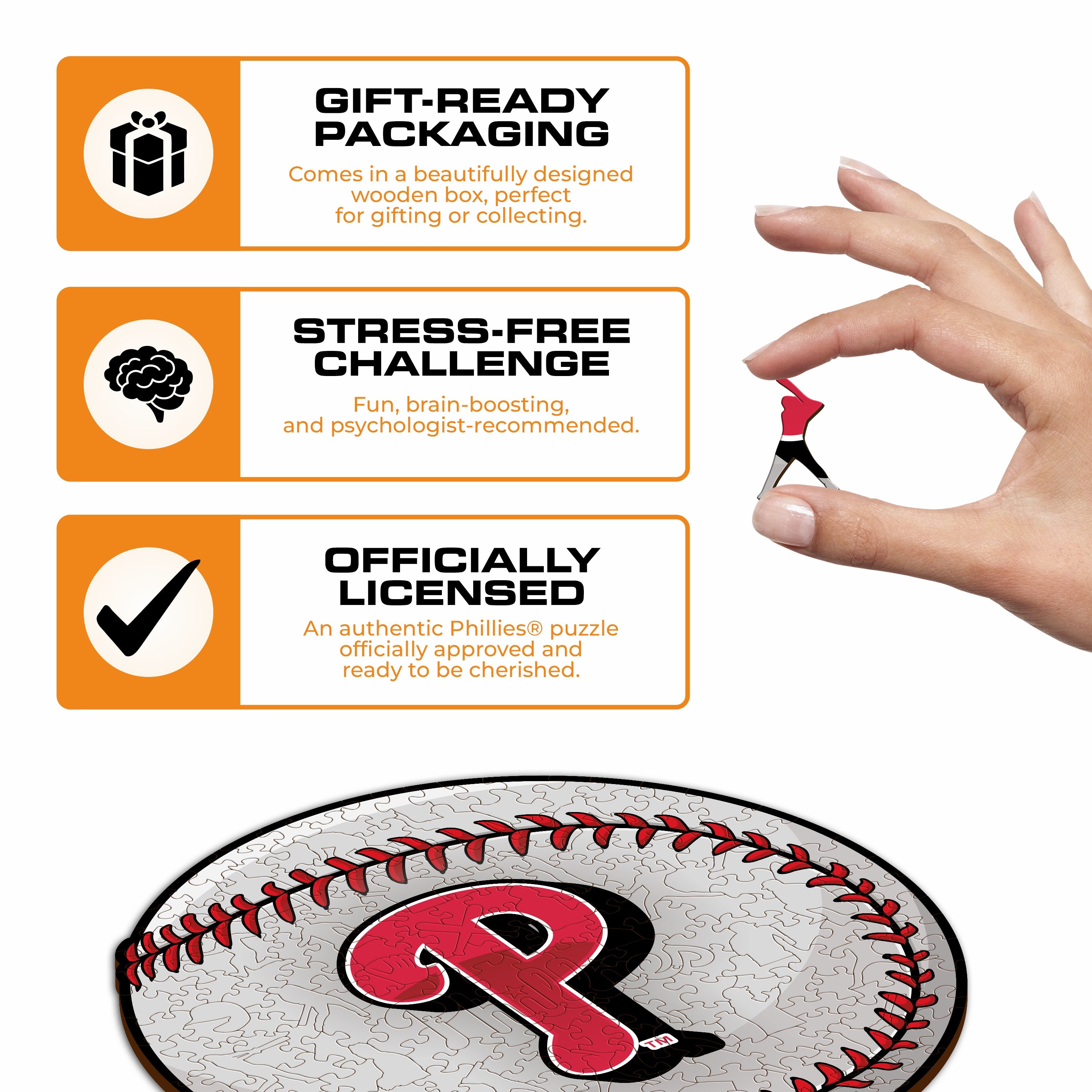 Philadelphia Phillies™ - Wooden Puzzle