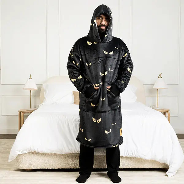 Wearable blanket Oversized with sherpa lining One size fits most.