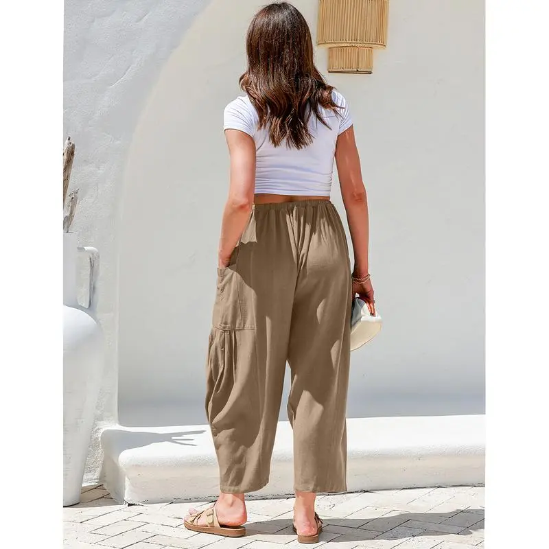 Womens Linen Wide Leg Pants (Less than $3 each!)