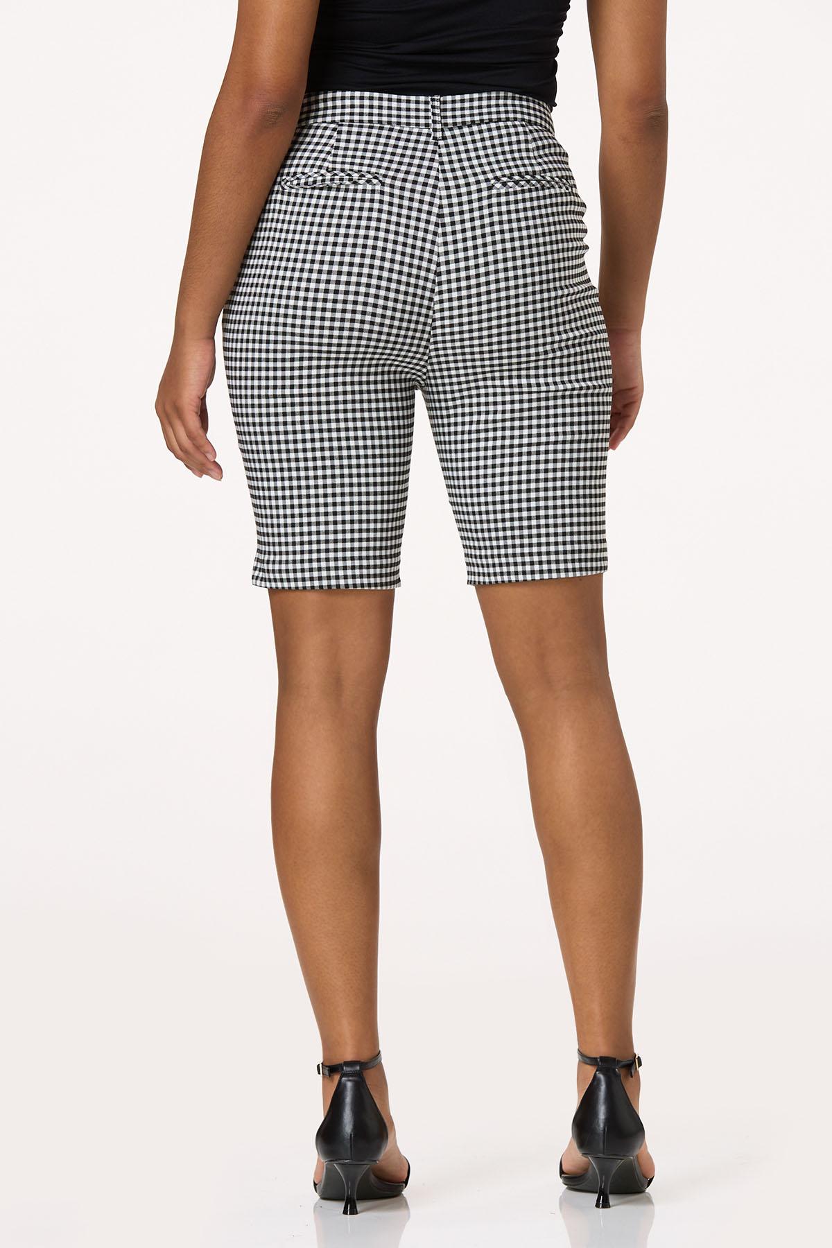 Gingham Bengaline Shorts