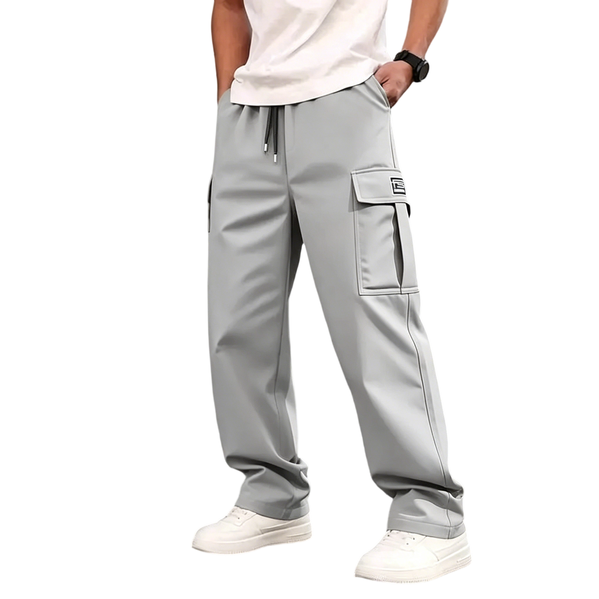 Men’s Multi-Pocket Work Pants (All-Season Utility Cargo Pants)