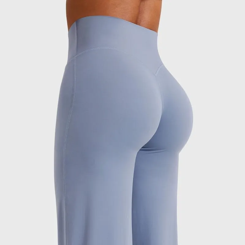 No Front Seam High Waist Straight Leg Gym Yoga Pants