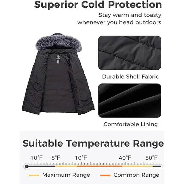 2025 New Women's Plus Size Winter Warm Long Down Jacket