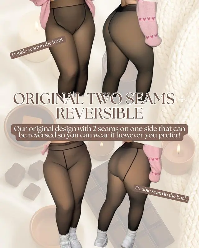 Featuring a brand new compression waistband design and single-seam style! Classic magic fleece-lined leggings
