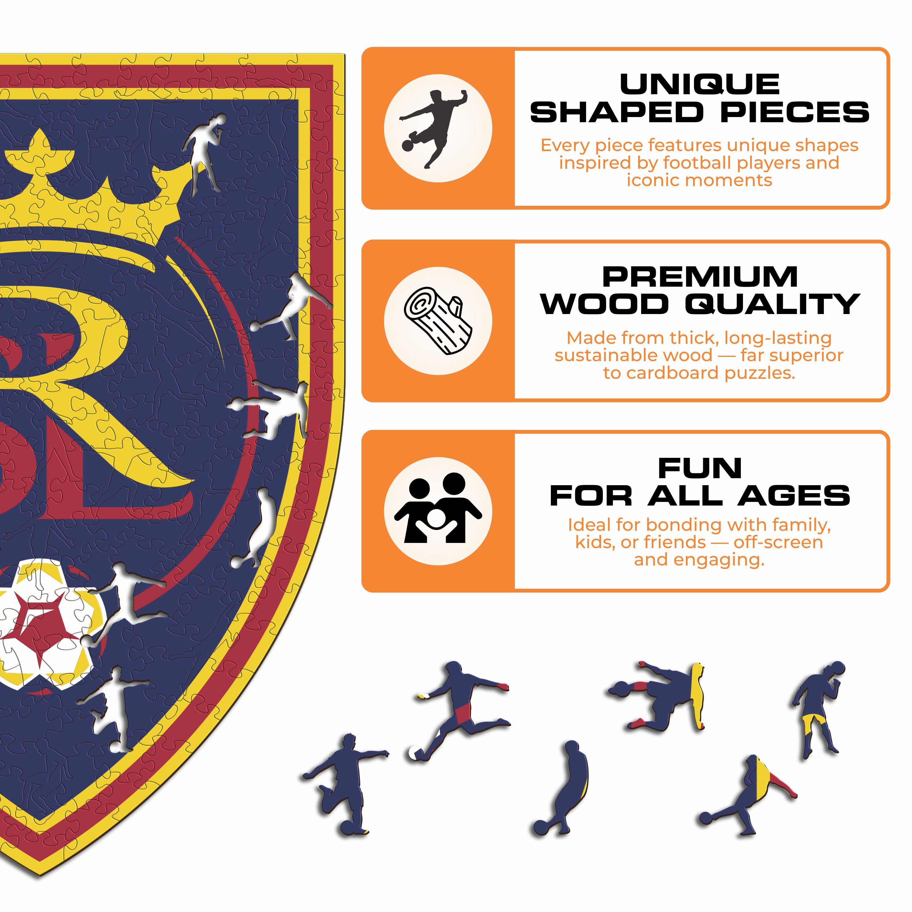 Real Salt Lake® Logo - Wooden Puzzle