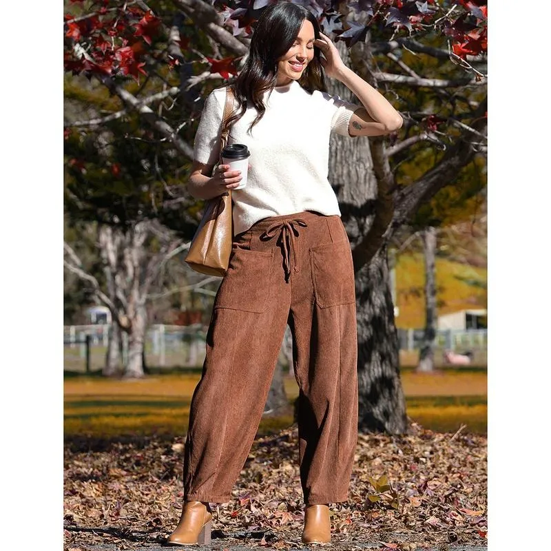 Women’s Corduroy Wide Leg Pants