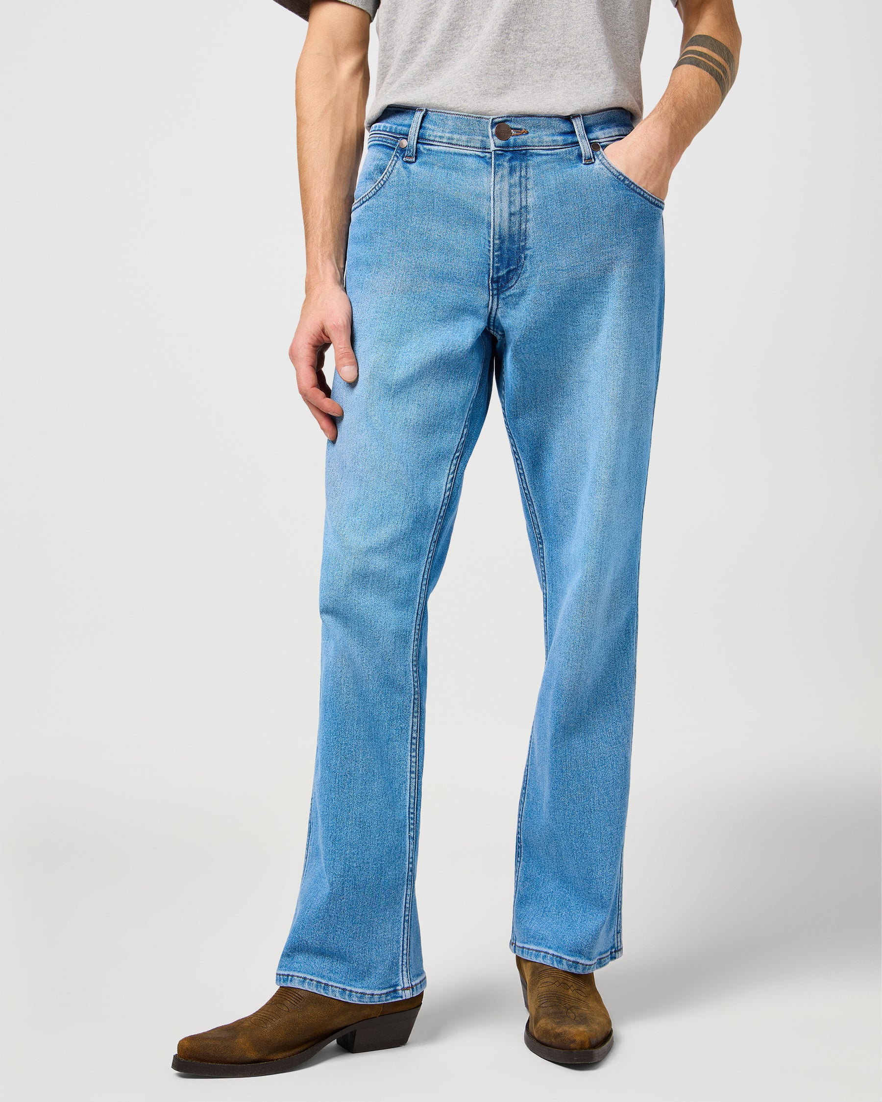 Horizon Bootcut Mens Jeans - Bohemian Blue