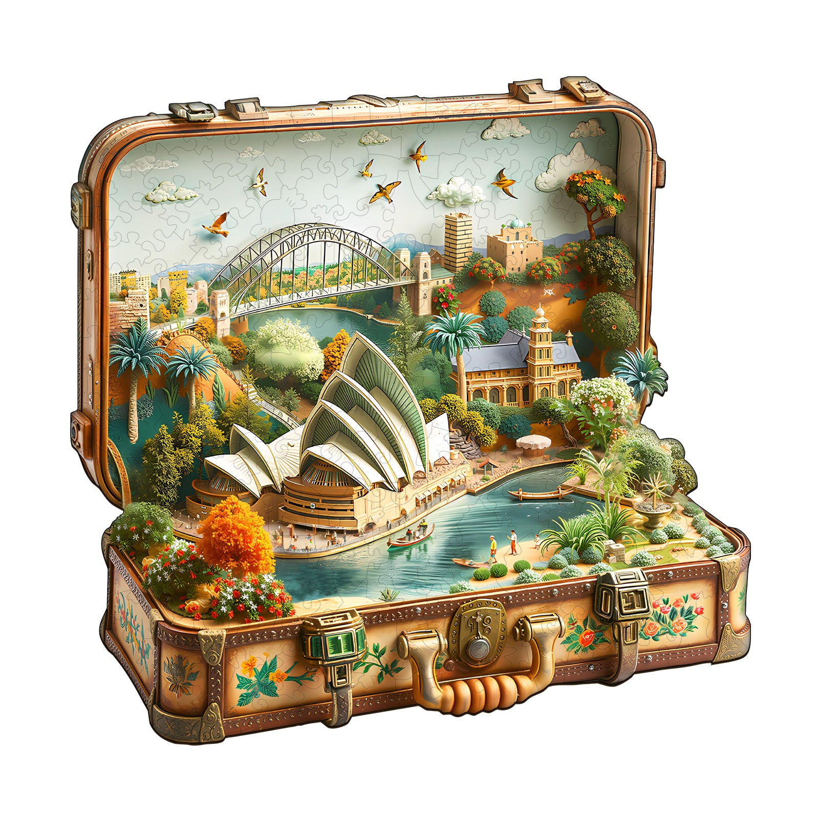 Sydney Opera House Tour Wooden Jigsaw Puzzle