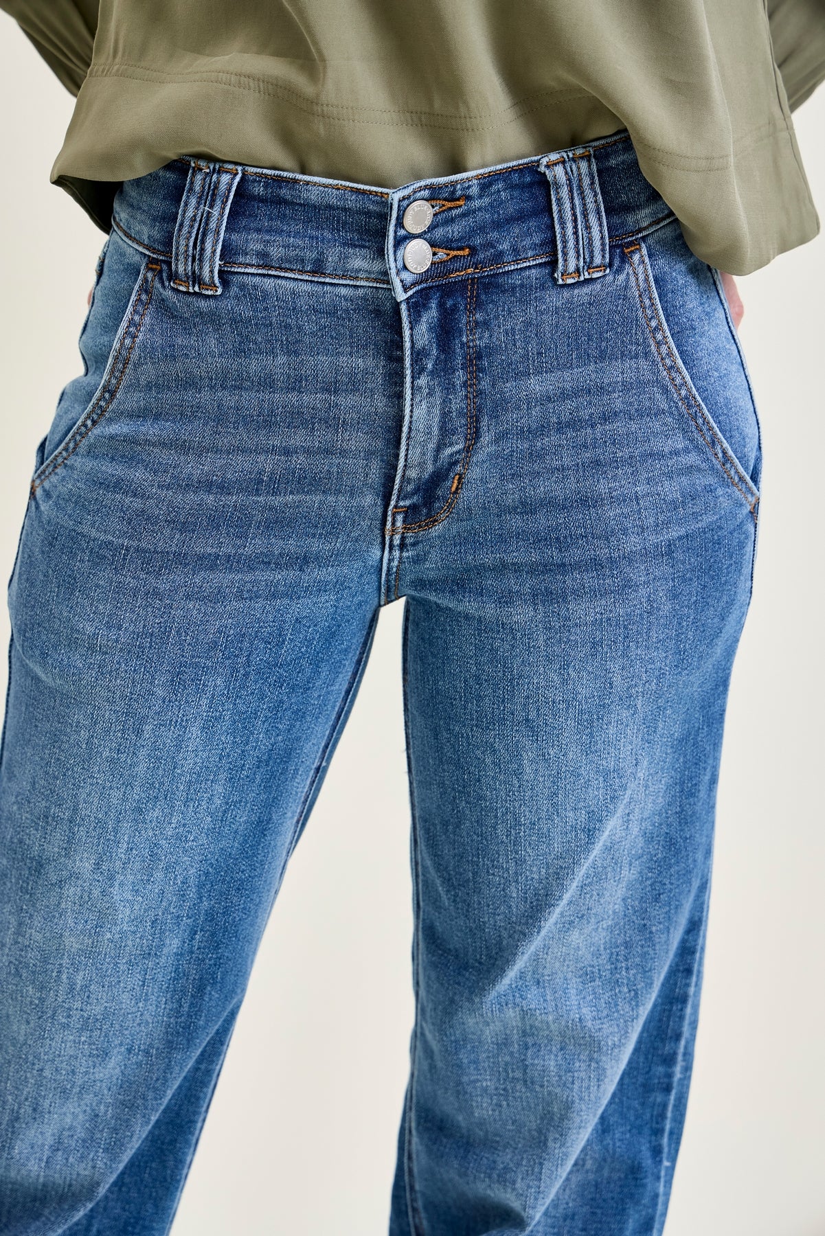 Penny Wide Denim Trouser