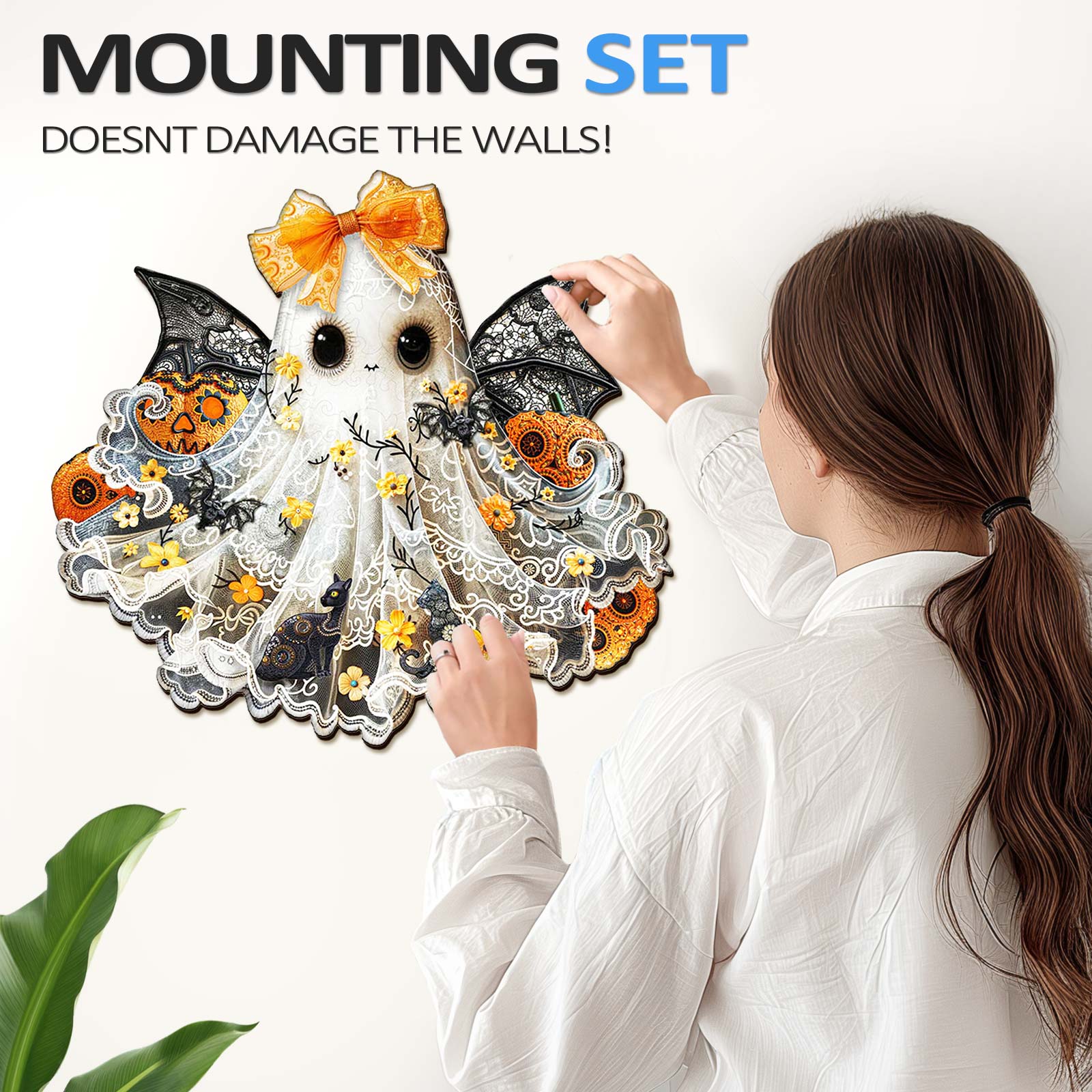 Little Miss Ghost Wooden Jigsaw Puzzle