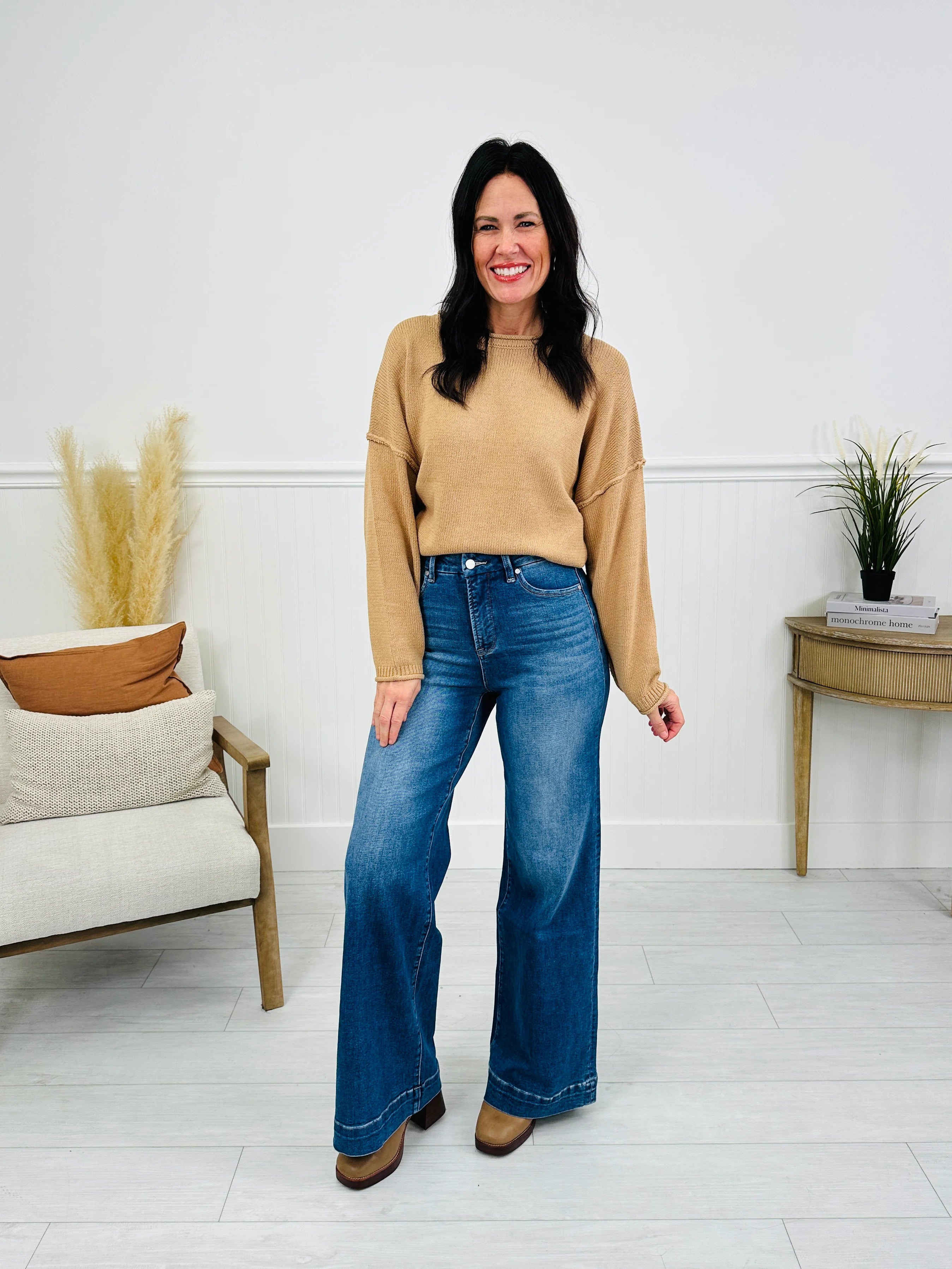 Ready to Roll Retro Wide Leg Jeans in Three Inseams