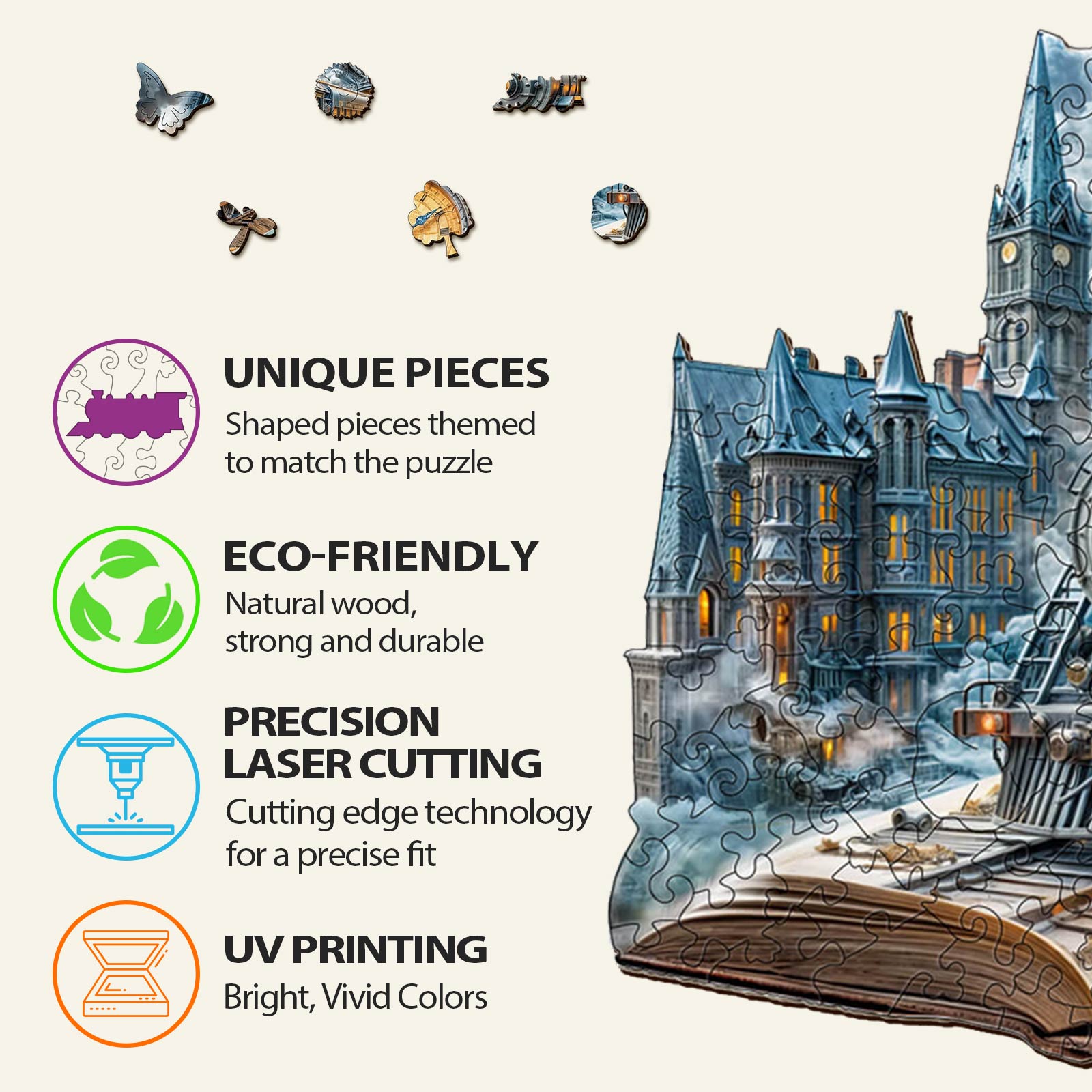 Chrono Train Wooden Jigsaw Puzzle