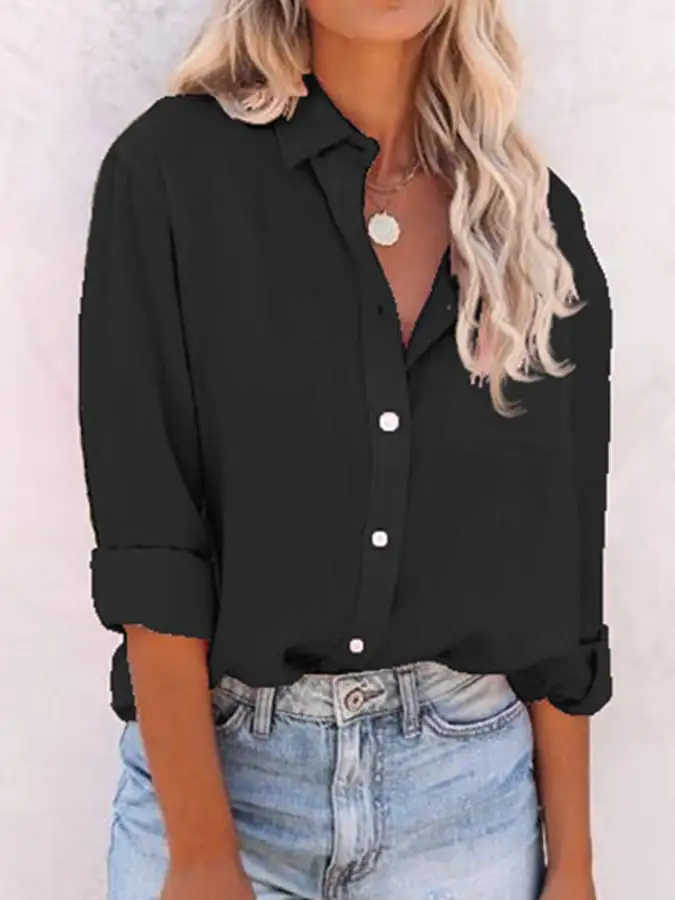 Spring Shirt Women's Fashion Casual Shirt