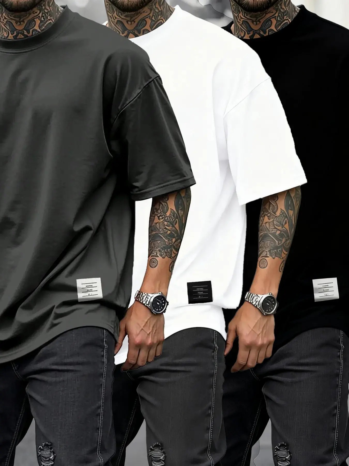 Men’s Ultra-Comfort Daily Essential Oversized Tee