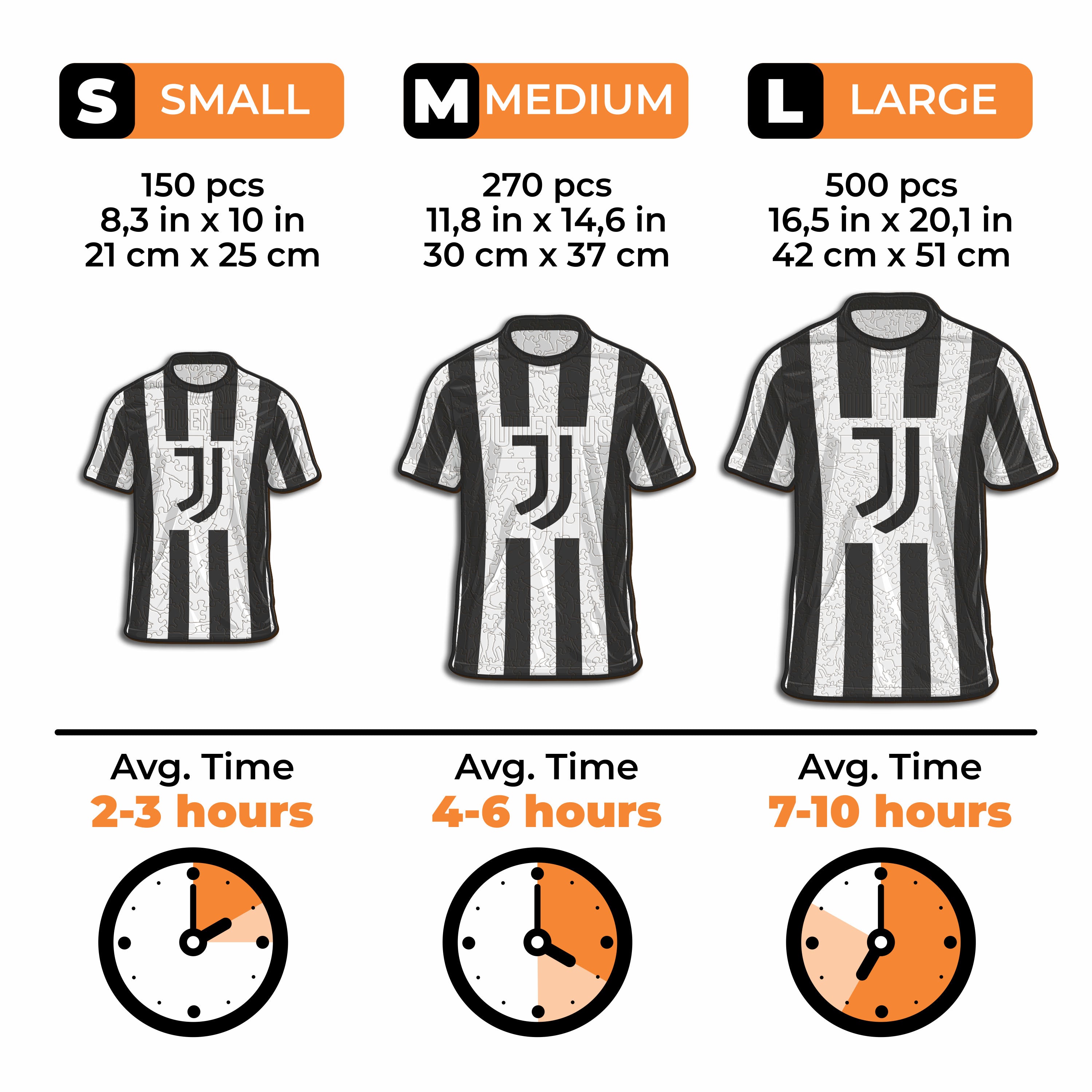 Juventus FC® Jersey - Wooden Puzzle