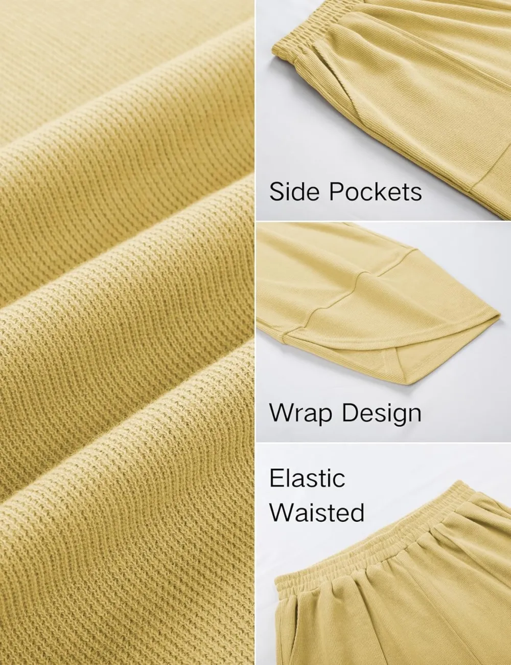 Women's Wide Leg Harem Pants Casual Palazzo Pants with Pockets High Waist Relaxed Fit