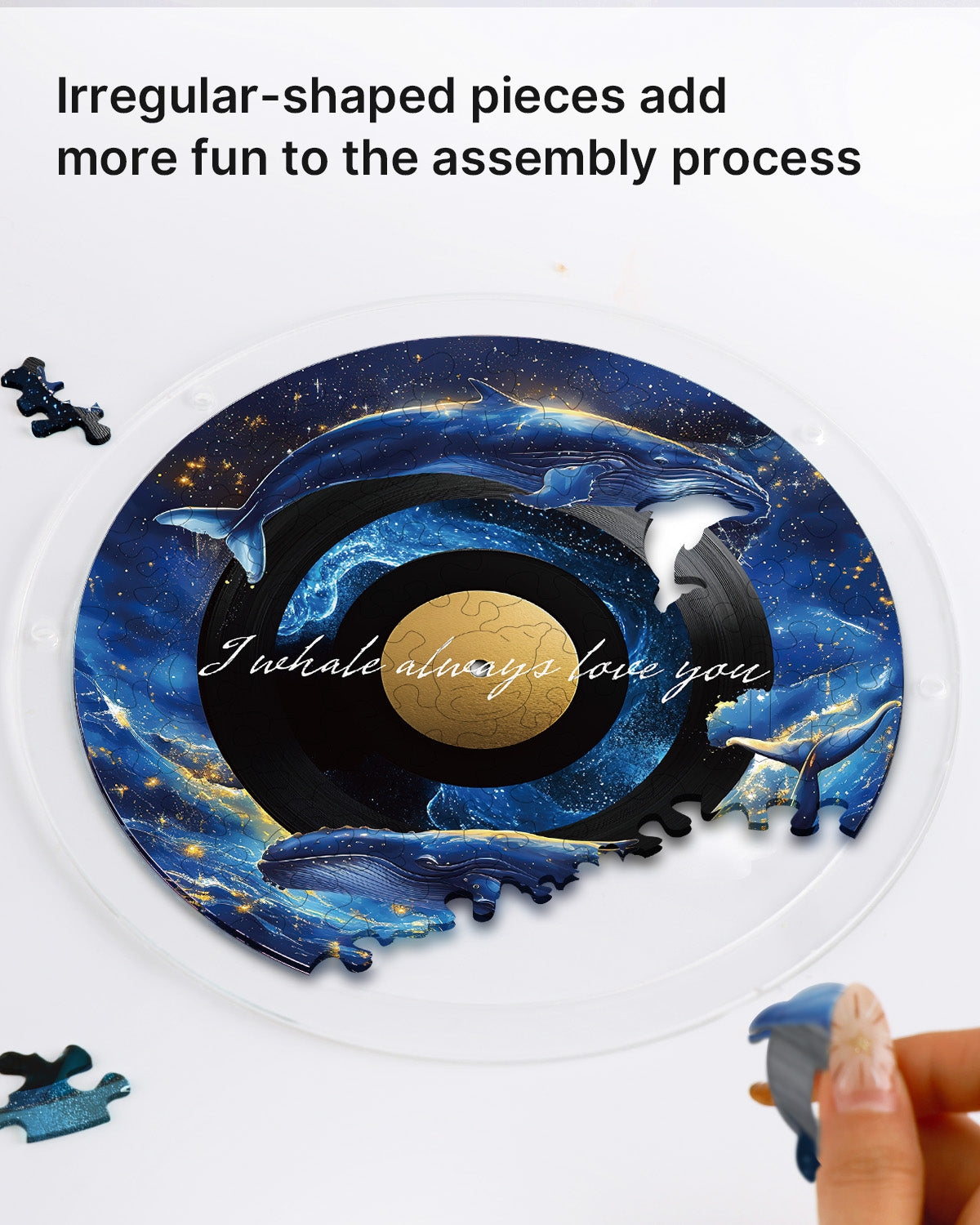 Galactic Whale Dream Light Suncatcher-Acrylic Window Art