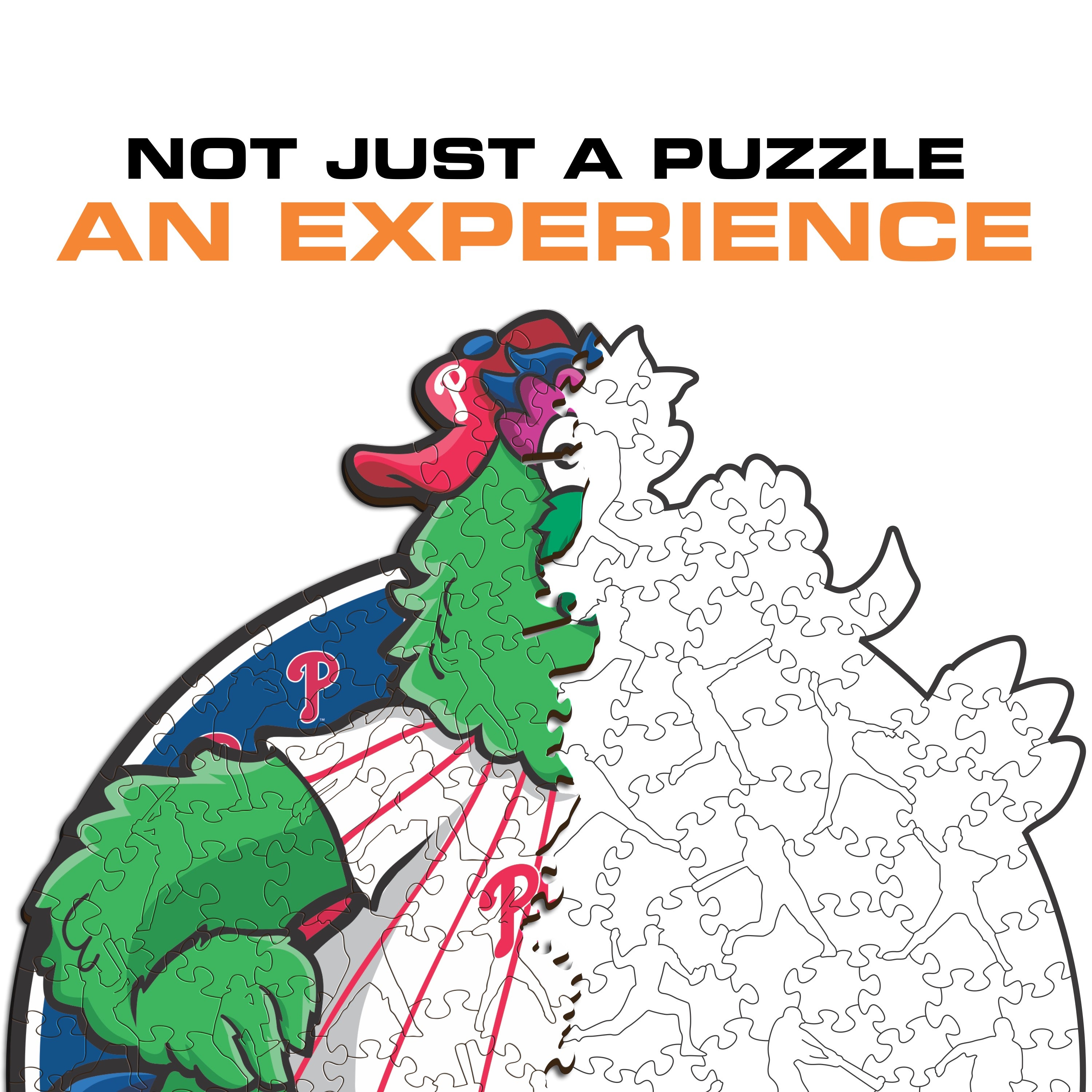 Philadelphia Phillies™ Mascot - Wooden Puzzle