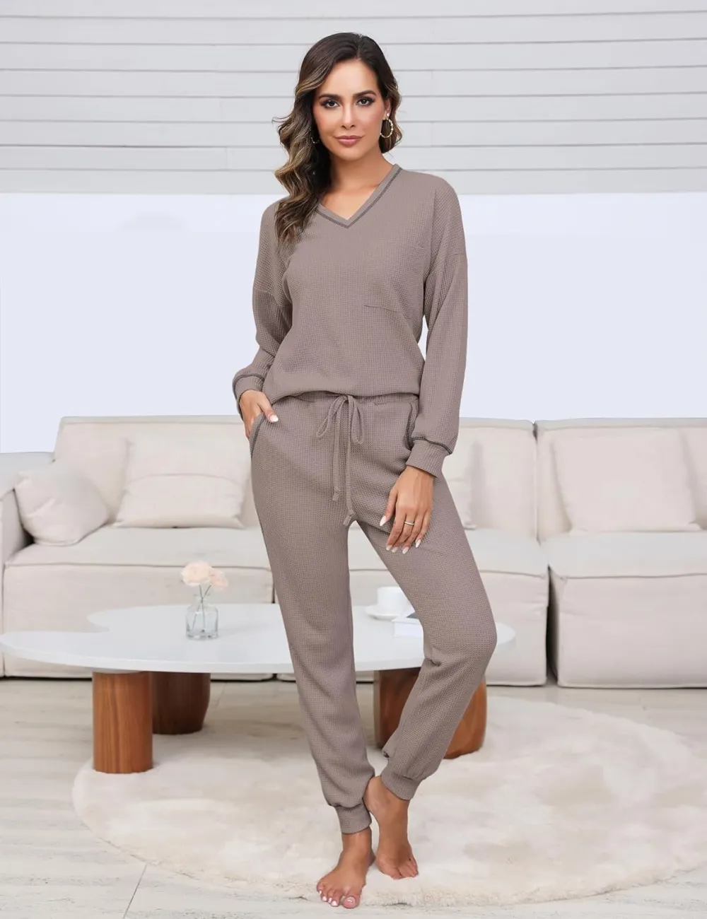 Womens Two Piece Outfits Lounge Sets