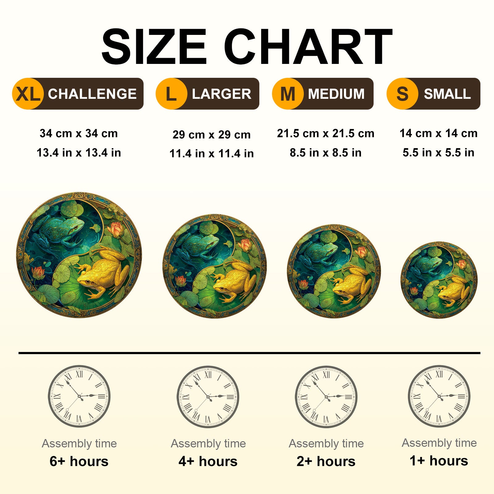 Balance Frogs Wooden Jigsaw Puzzle