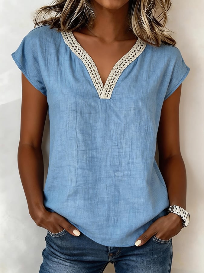 Women'S Casual Solid Top