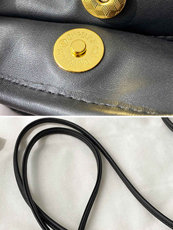 Geometric Split-Joint Woven Zipper Handbags Bags