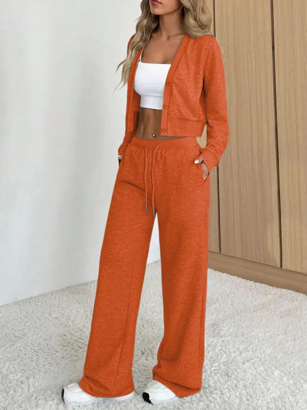 Women's Long Sleeve Jacket & Pants Set