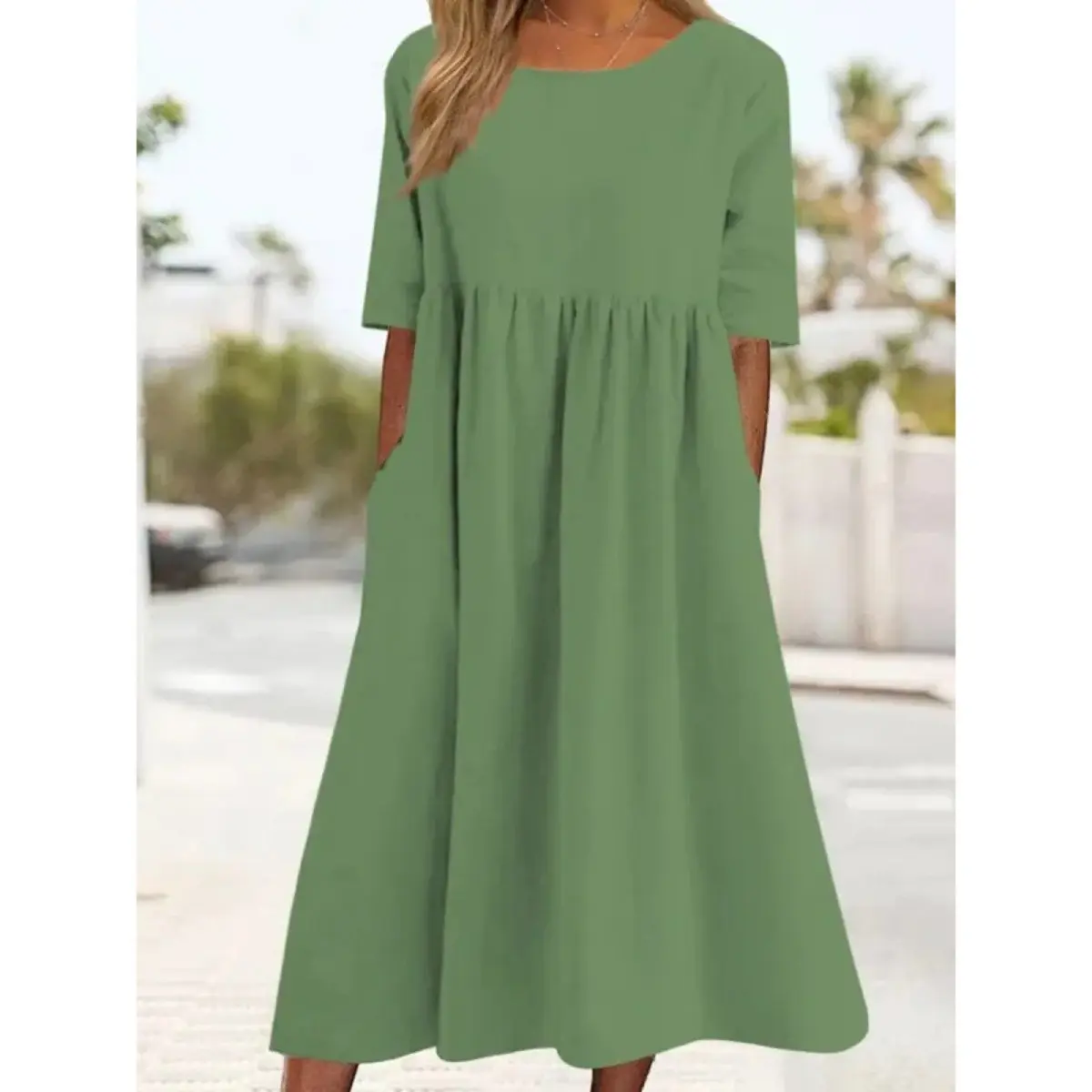 🔥9 Packs $27 - Women's Summer New Cotton and Linen Dress