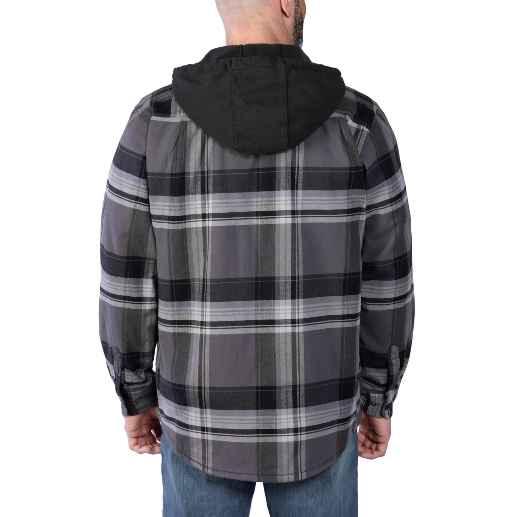 CHT Flannel Sherpa-Lined Relaxed Fit Shirt Jacket 105938