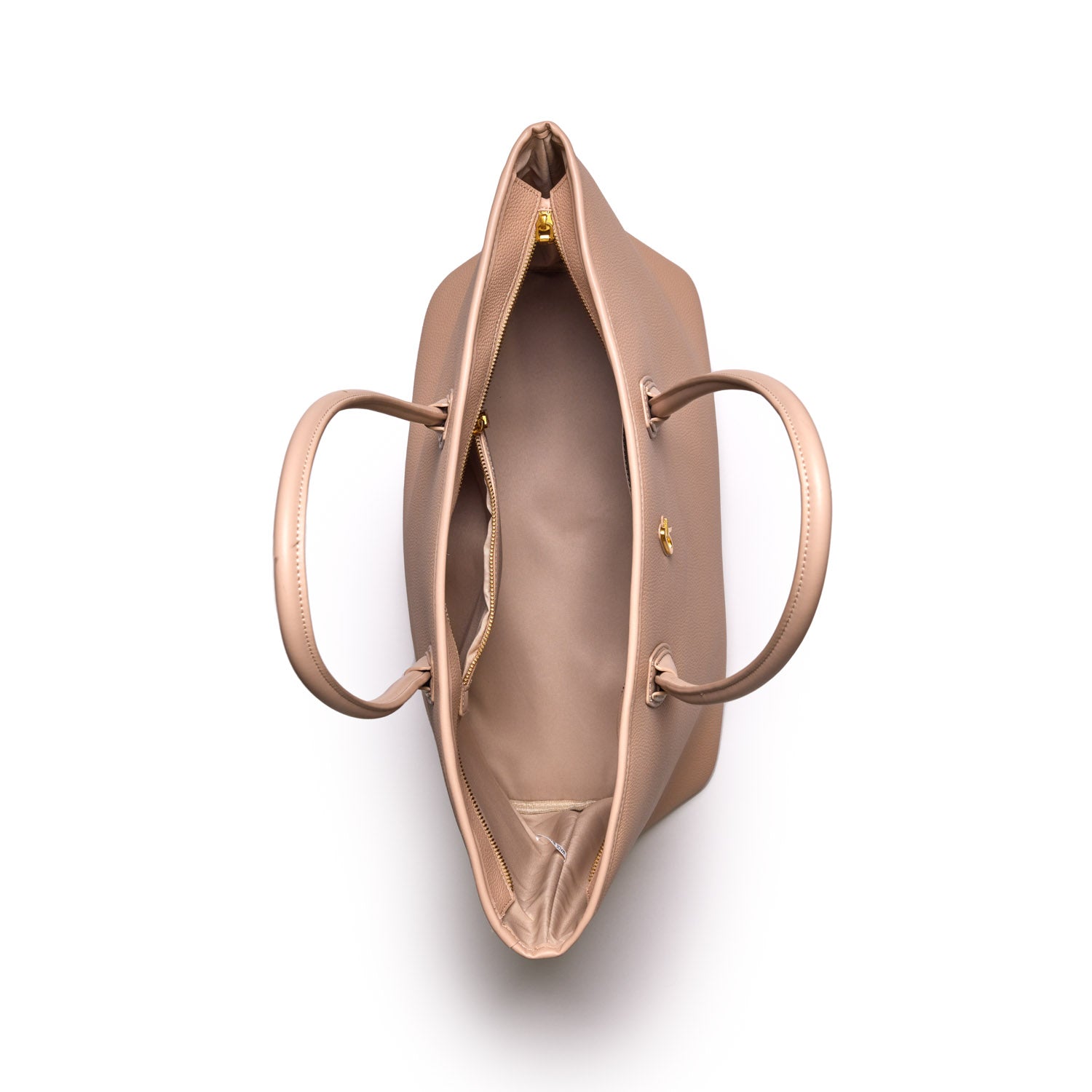 PEBBLE TOTE BAG - NUDE